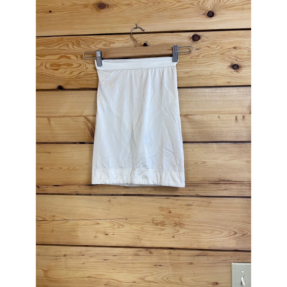 Vintage Girls Slip Lady Manhattan White Half Slip w' Built in Panty Size Medium